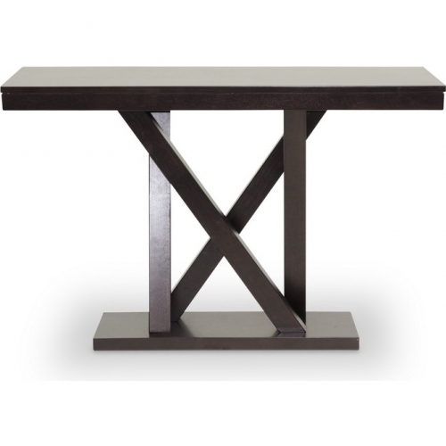 Everdon Sofa Table in Dark Brown Wood